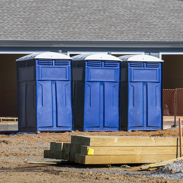 is there a specific order in which to place multiple portable toilets in East Manchester Pennsylvania